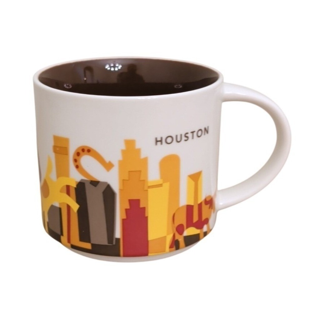 Starbucks Houston Coffee Mug You Are Here Collection Texas 14oz Cup 2015